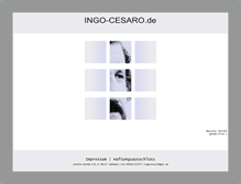 Tablet Screenshot of ingo-cesaro.de